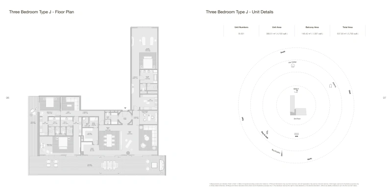 Traumhaftes 3-Zimmer Ultra-Luxus-Apartment mit riesigem Balkon und voller Meerblick!