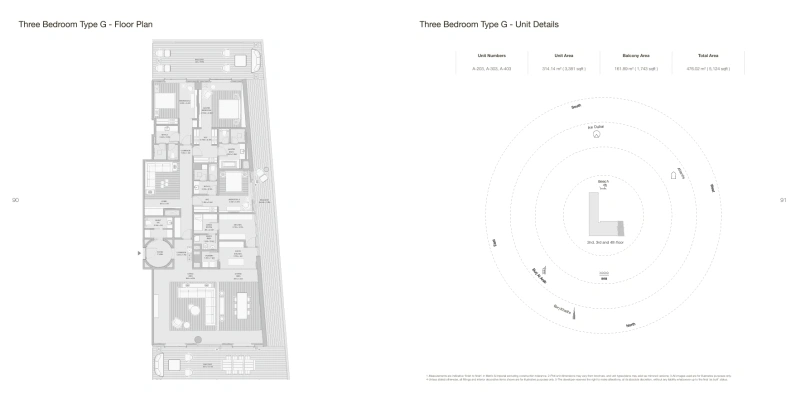 Traumhaftes 3-Zimmer Ultra-Luxus-Apartment mit riesigem Balkon und voller Meerblick!
