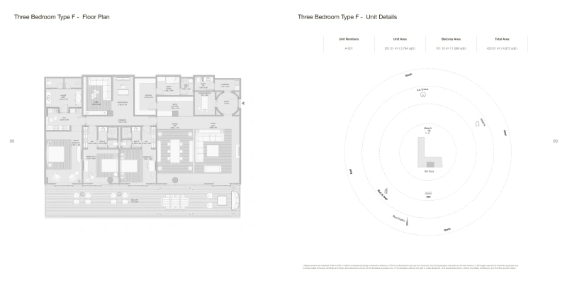 Traumhaftes 3-Zimmer Ultra-Luxus-Apartment mit riesigem Balkon und voller Meerblick!