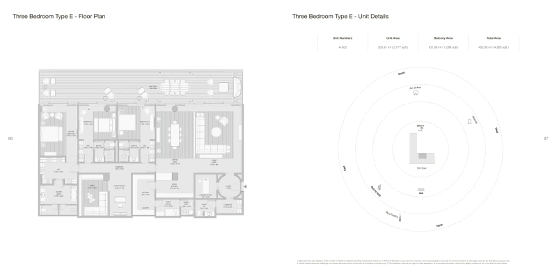 Traumhaftes 3-Zimmer Ultra-Luxus-Apartment mit riesigem Balkon und voller Meerblick!