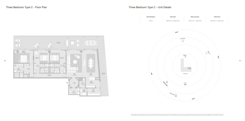 Traumhaftes 3-Zimmer Ultra-Luxus-Apartment mit riesigem Balkon und voller Meerblick!