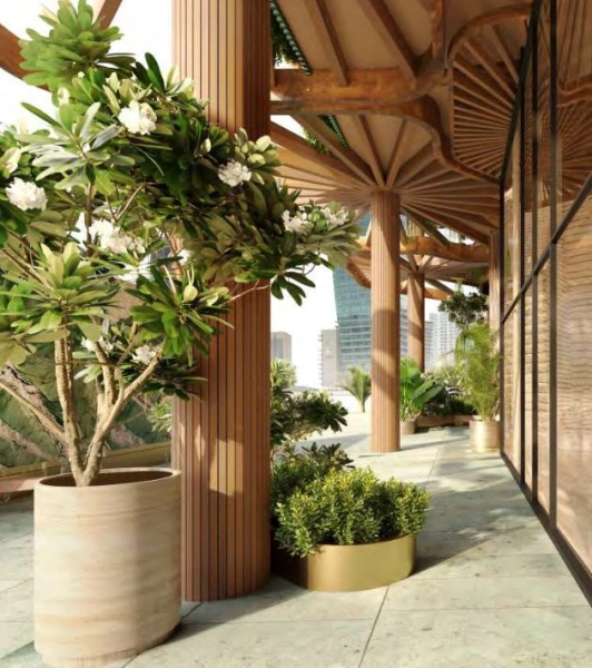 Exklusive 3-Zimmer-Wohnung mit Panoramablick auf Burj Khalifa und Downtown, inspiriert von der Natur