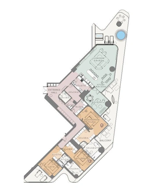 Exklusive 3-Zimmer-Wohnung mit Panoramablick auf Burj Khalifa und Downtown, inspiriert von der Natur