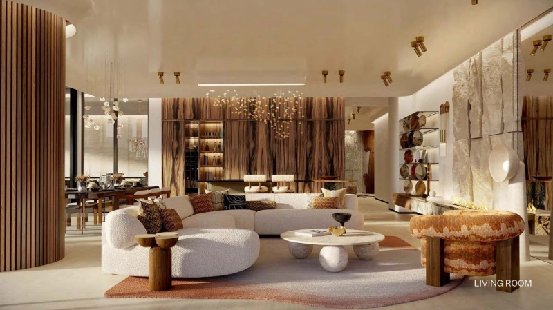 Exklusive 3-Zimmer-Wohnung mit Panoramablick auf Burj Khalifa und Downtown, inspiriert von der Natur