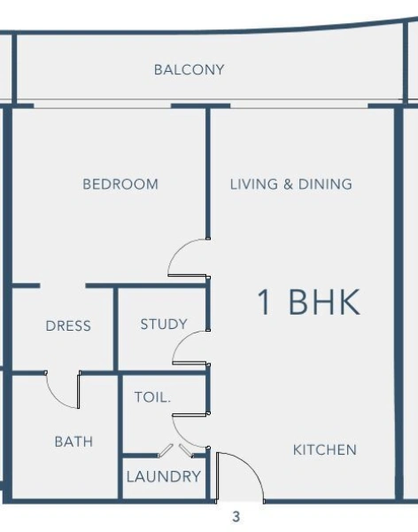 Paradiesische 1-Zimmer-Wohnung mit bodentiefen Fenstern in idyllischer Insellage