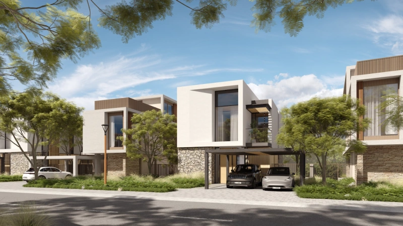 Geräumige 3-Zimmer-Villa mit Personalzimmer und eigenem Bad, privatem Pool.