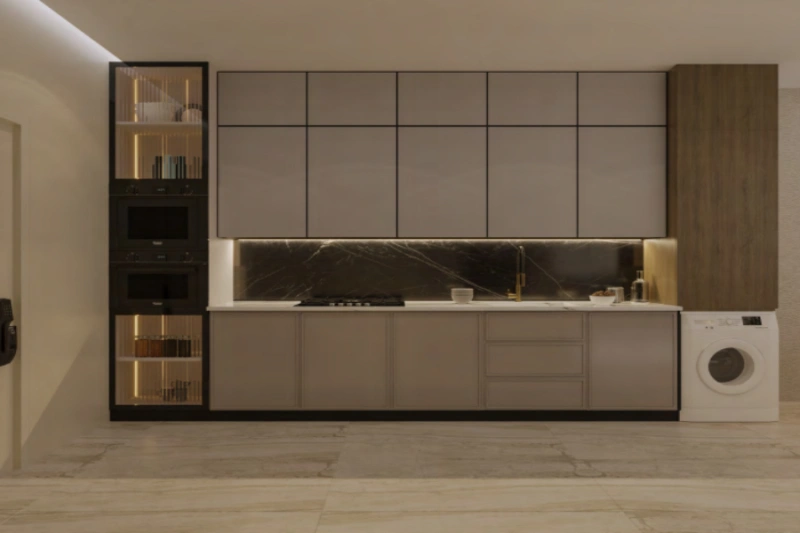 Appartement mit einem Schlafzimmer, Dienstmädchenzimmer und Schwimmbad