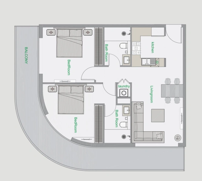 Moderne 2-Zimmer-Wohnung mit tollen Annehmlichkeiten in Top-Lage!