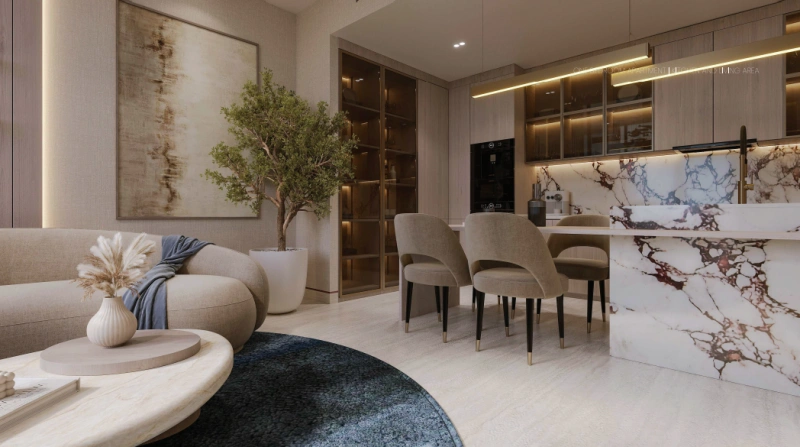 Luxuriöses Wohnen im Resort-Stil in dieser Residenz mit 3 Schlafzimmern und Dienstmädchenzimmer