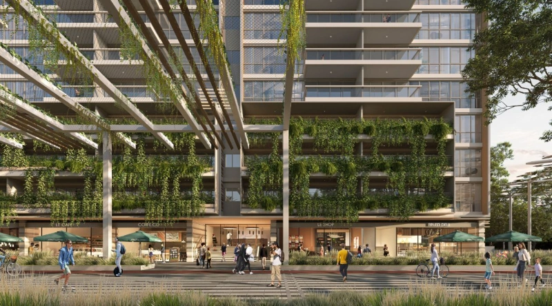 Exklusive 3-Zimmer-Wohnung mit großem Balkon und Blick auf Expo City