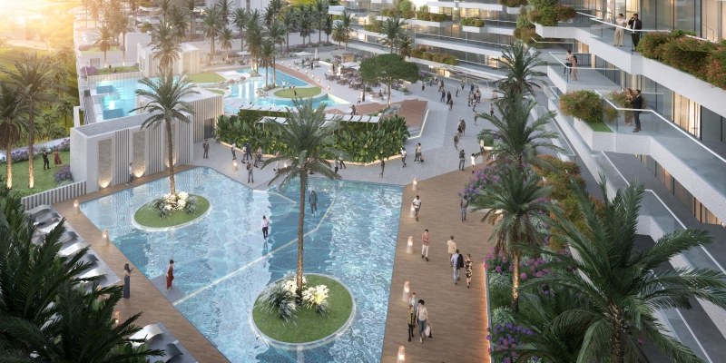 Erstklassiges Stadtleben: 2 Schlafzimmer mit großen bodentiefen Fenstern und Regendusche!