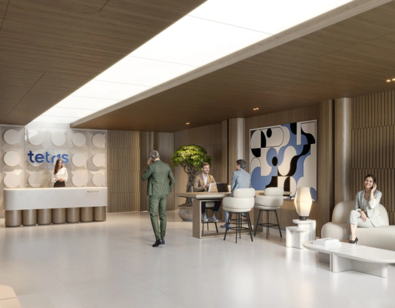 Atemberaubende Zwei-Zimmer-Wohnung mit modernem Design