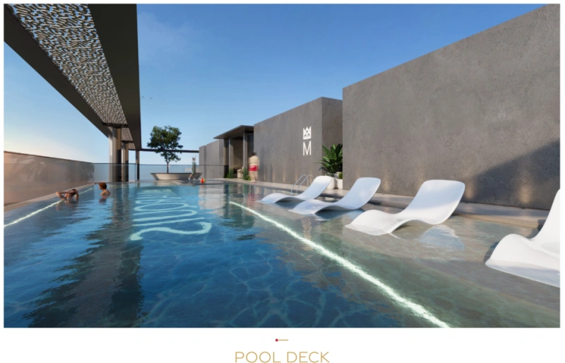 Moderne 1-Zimmer Wohnung mit privatem Pool