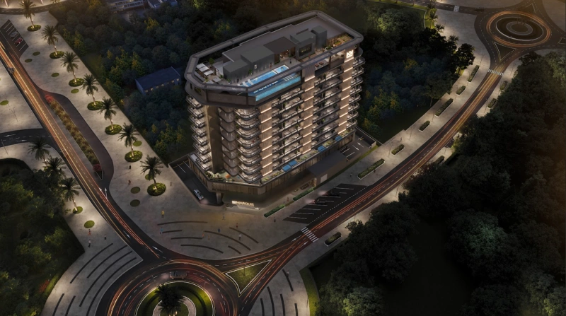 Moderne 1-Zimmer Wohnung mit privatem Pool