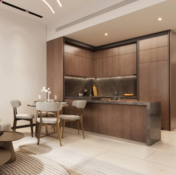 Moderne 1-Zimmer Wohnung mit privatem Pool