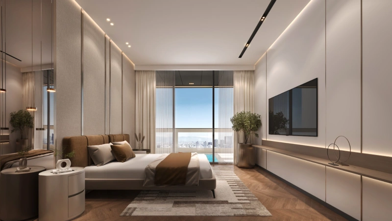 Moderne 1-Zimmer Wohnung mit privatem Pool