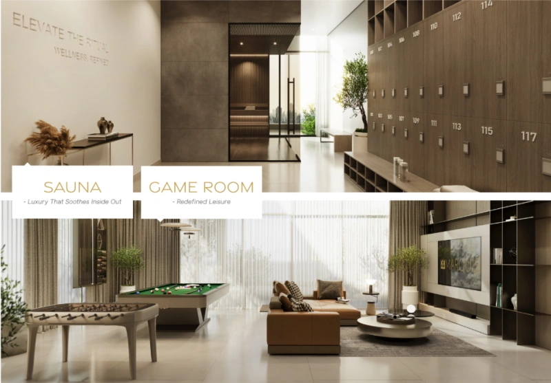 Moderne 1-Zimmer Wohnung mit privatem Pool