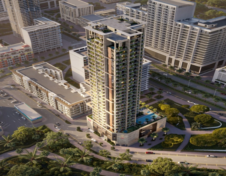 Atemberaubende Zwei-Zimmer-Wohnung mit Abstellraum, Tauchbecken und Panoramablick