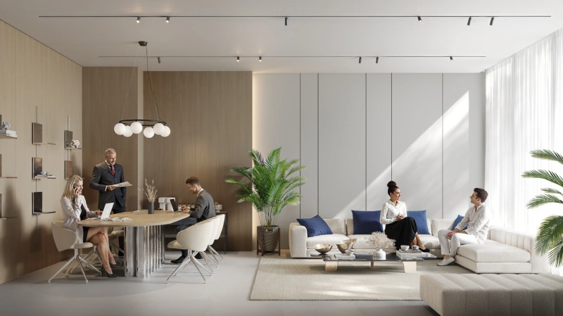 1.5-Schlafzimmer-Wohnung in "TETR1S TOWER"