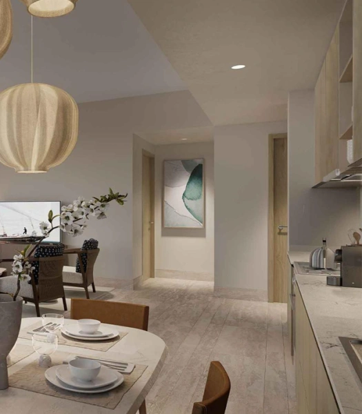 Luxuriöses Wohnen direkt am Strand: Elegantes 1-Schlafzimmer-Apartment