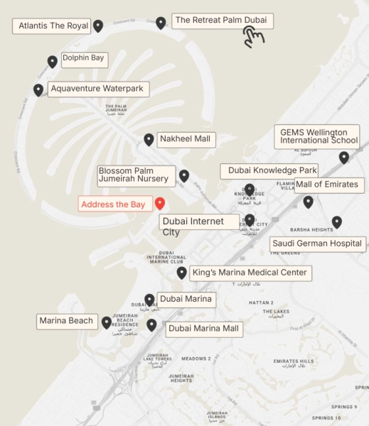 Luxuriöses Wohnen direkt am Strand: Elegantes 1-Schlafzimmer-Apartment