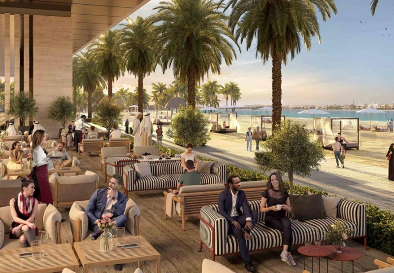 Luxuriöses Wohnen direkt am Strand: Elegantes 1-Schlafzimmer-Apartment