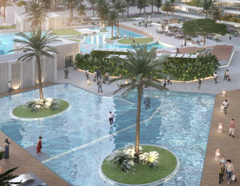 Lussuoso attico con tre camere da letto e design moderno