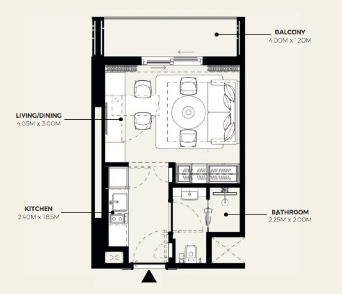 Gemütliche Studio Wohnung mit tollen Annehmlichkeiten in bester Lage!