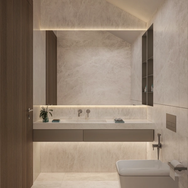 Modernes Townhouse mit Sunken Garden und Einbauküche