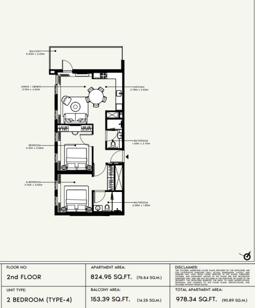 Stilvolle 2-Zimmer-Wohnung mit moderner Eleganz