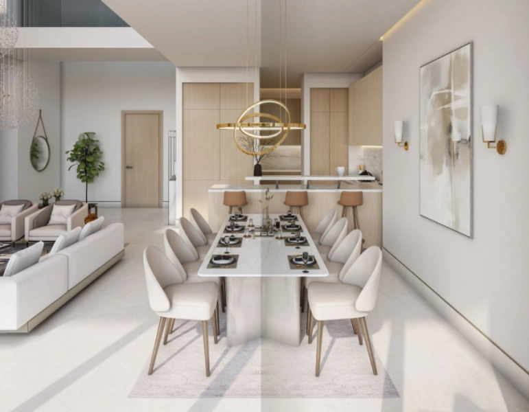 Luxuriöses Apartment mit vier Schlafzimmern und modernem Design