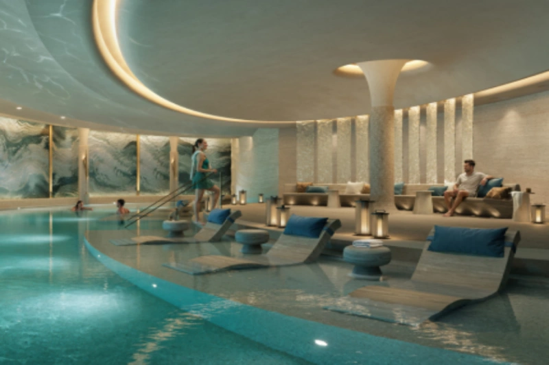 Luxuriöse Villa mit fünf Schlafzimmern und Dienstmädchenzimmer, mit modernem Design