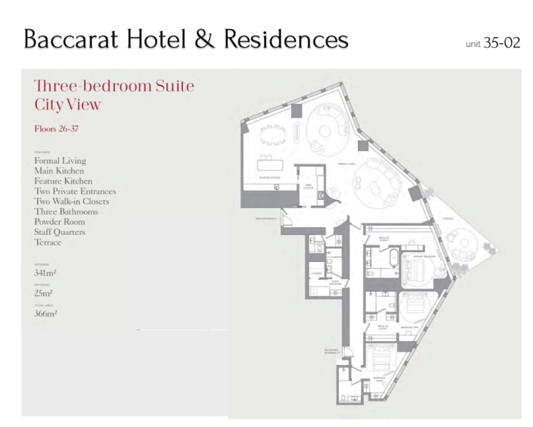 Luxuriöses 3-Zimmer Apartment mit atemberaubendem Blick auf den Burj Khalifa