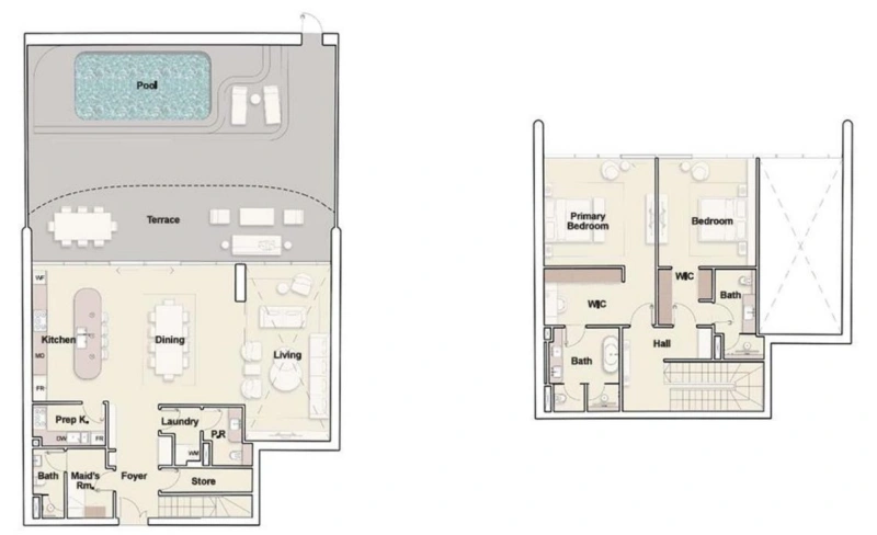 Traumhaftes Apartment mit Privat Pool und Meerblick. Erleben Sie unvergessliche Sonnenuntergänge!