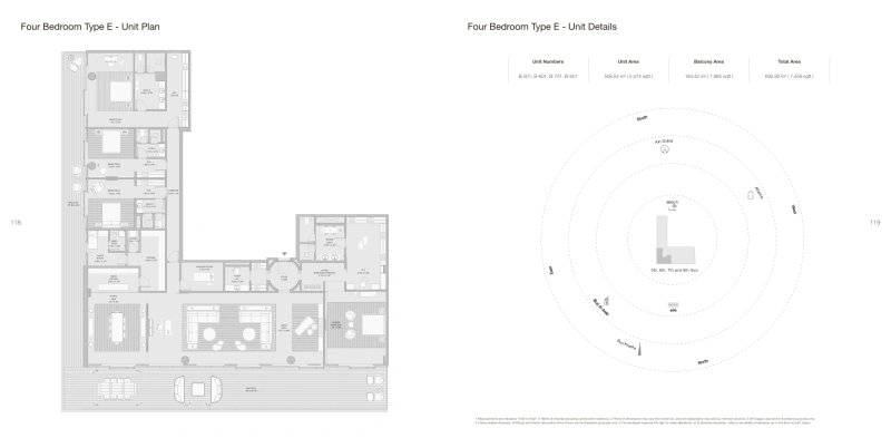 Luxuriöse 4-Zimmer-Wohnung mit riesigem Balkon und voller Meerblick