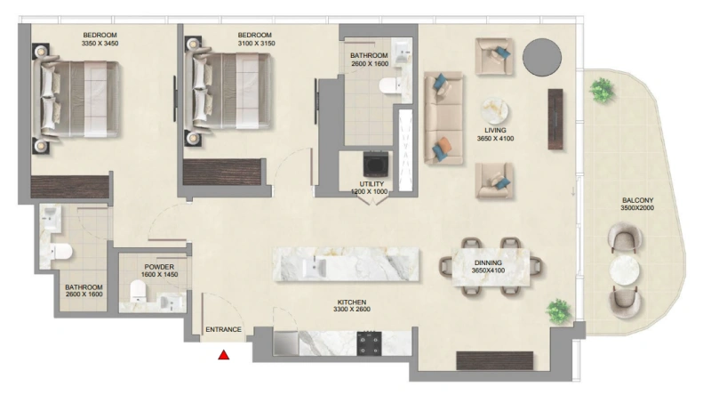 Traumhaftes 2-Zimmer-Apartment mit Parkettböden in bester Lage!