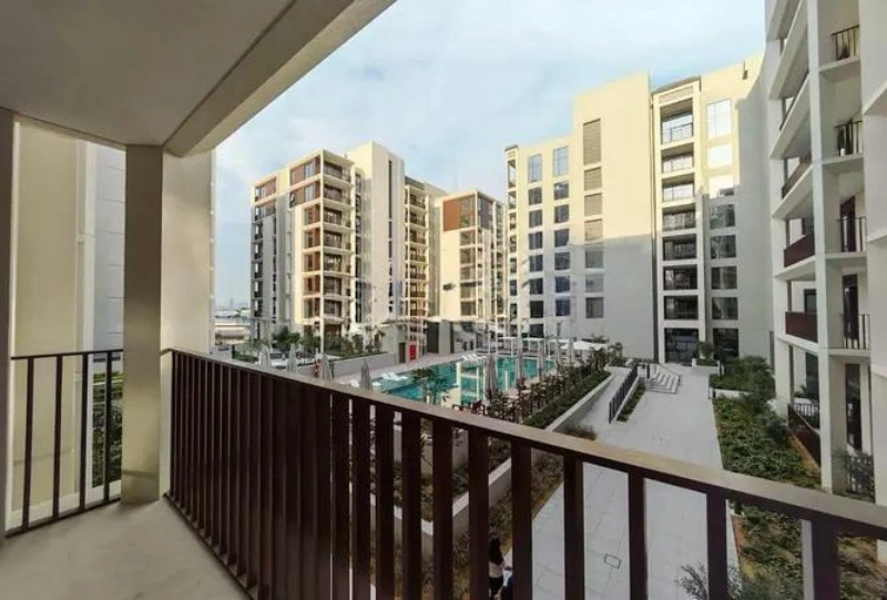 Stilvolle Wohnung mit einem Schlafzimmer und modernem Design.