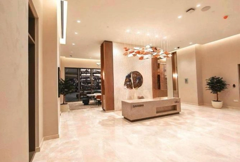 Stilvolle Wohnung mit einem Schlafzimmer und modernem Design.