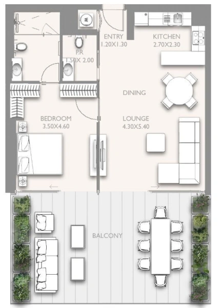 Luxuriöses Fairmont Residences Apartment mit Infinity Pool - Ihr Traum vom Wohnen in exklusiver Lage