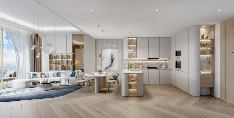 Exklusive 2-Zimmer Luxuswohnung am Strand mit privatem Jacuzzi