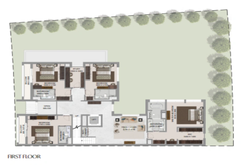 Luxuriöse Villa mit sechs Schlafzimmern und modernem Design