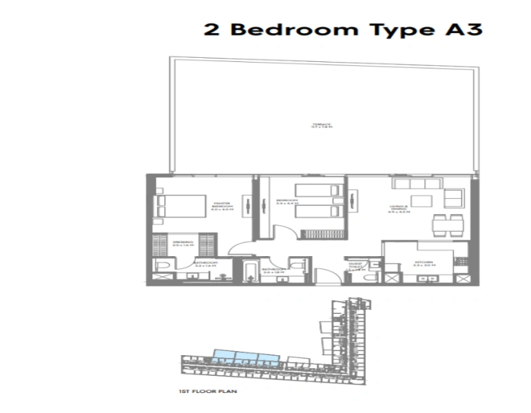 Stilvolle Zwei-Zimmer-Wohnung mit modernem Design