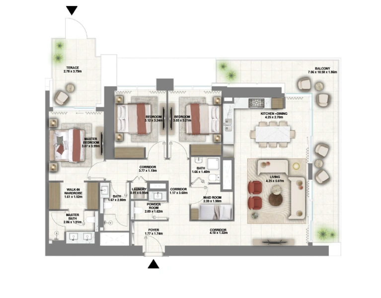 Geräumige 3-Zimmer-Wohnung mit riesigem Grundriss in bester Lage!
