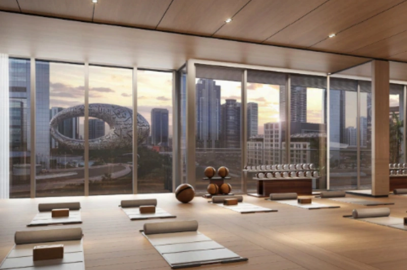 Luxuriöses 2-Zimmer Apartment mit Hausmädchenzimmer und Bad, Blick auf den Burj Khalifa