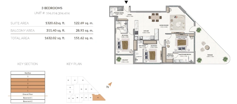 Geräumiges 3-Zimmer-Apartment mit Blick ins Grüne
