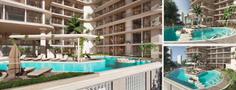 Moderno apartamento de 2 habitaciones en el complejo residencial Dubai Land: a sólo 20 minutos del centro de la ciudad. ¡Disfrute de muchas comodidades!