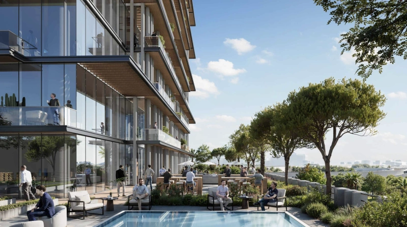 Erleben Sie exklusiven Rooftop Luxus im Dubai Land Residence Complex mit Lifestyle-Annehmlichkeiten