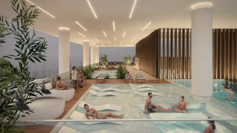Erleben Sie exklusiven Rooftop Luxus im Dubai Land Residence Complex mit Lifestyle-Annehmlichkeiten