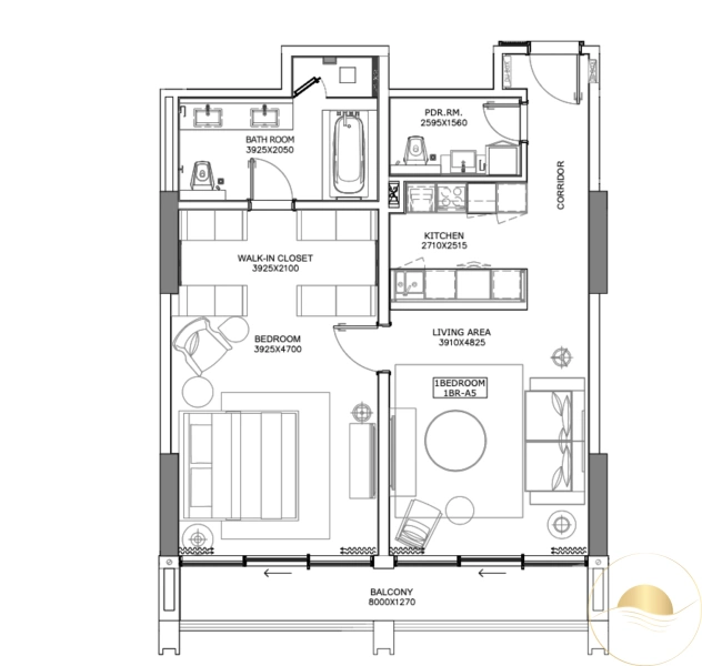 Last luxury 2-bedroom apartment in Sterling Tower with Burj Khalifa view | in the heart of Dubai