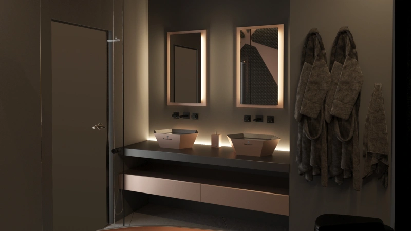 Luxuriöses Apartment mit 4 Schlafzimmern: Einzigartiges Design, intelligente Wohnkonzepte